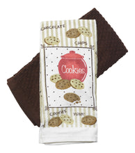 Load image into Gallery viewer, Pack of 2 Tea Towels - 1 Plain & 1 Printed 16" x 26" (3 Designs)