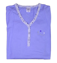 Load image into Gallery viewer, Ladies 100% Cotton 'Summer' Polka Dot Pyjamas S - L (Blue or Pink)