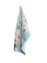Load image into Gallery viewer, Floral Peonies & Roses Watercolour Cotton Tea Towel