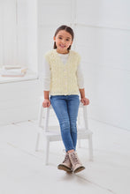 Load image into Gallery viewer, King Cole Knitting Pattern for Girl’s Sweater, Cardigan & Waistcoat (6170)