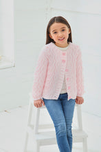 Load image into Gallery viewer, King Cole Knitting Pattern for Girl’s Sweater, Cardigan & Waistcoat (6170)
