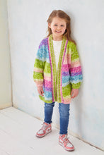 Load image into Gallery viewer, King Cole Knitting Pattern for Kid’s Long Chunky Jacket & Sweater 6198