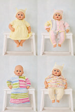 Load image into Gallery viewer, King Cole Double Knitting Pattern – Baby Dolls Clothes & Accessories 6216
