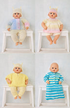 Load image into Gallery viewer, King Cole Double Knitting Pattern – Baby Dolls Clothes & Accessories 6216