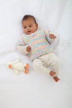 Load image into Gallery viewer, King Cole Knitting Pattern – Baby Sweater, Slipover & Cardigan (6237)