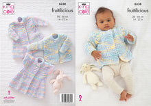 Load image into Gallery viewer, King Cole Knitting Pattern Babies Jacket, Cardigan & Waistcoat (6238)