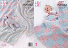 Load image into Gallery viewer, King Cole Knitting Pattern Baby Blankets and Teddy (6241)