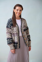 Load image into Gallery viewer, King Cole Chunky Knit Knitting Pattern Ladies Fair Isle Sweaters & Cardigan (6271)
