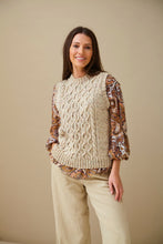 Load image into Gallery viewer, King Cole Double Knit Knitting Pattern Ladies Sweater & Tank Top (6284)