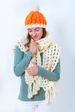 Load image into Gallery viewer, King Cole Knitting Pattern Ladies Sweater, Scarf & Hat (6291)