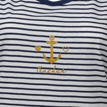 Load image into Gallery viewer, Ladies Jersey Cotton Pyjamas - Anchor Tank Top & Plain Shorts (Navy or Pink)
