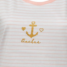 Load image into Gallery viewer, Ladies Jersey Cotton Pyjamas - Anchor Tank Top & Plain Shorts (Navy or Pink)