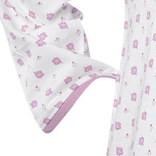 Load image into Gallery viewer, Ladies 100% Cotton Leaf & Polka Dot Pattern Pyjamas Set S - XL (Blue or Pink)