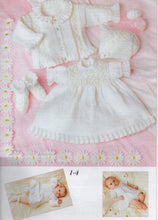 Load image into Gallery viewer, Peter Gregory A New Baby Knitting & Crochet Booklet DK Outfits AK17