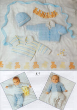 Load image into Gallery viewer, Peter Gregory A New Baby Knitting & Crochet Booklet DK Outfits AK17