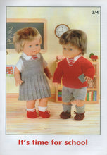 Load image into Gallery viewer, Peter Gregory Dolls Wardrobe Knitting Booklet Double Knitting Dolls Outfits AK18