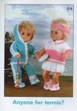 Load image into Gallery viewer, Peter Gregory Dolls Wardrobe Knitting Booklet Double Knitting Dolls Outfits AK18