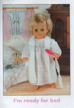 Load image into Gallery viewer, Peter Gregory Dolls Wardrobe Knitting Booklet Double Knitting Dolls Outfits AK18