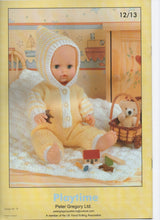 Load image into Gallery viewer, Peter Gregory Dolls Wardrobe Knitting Booklet Double Knitting Dolls Outfits AK18