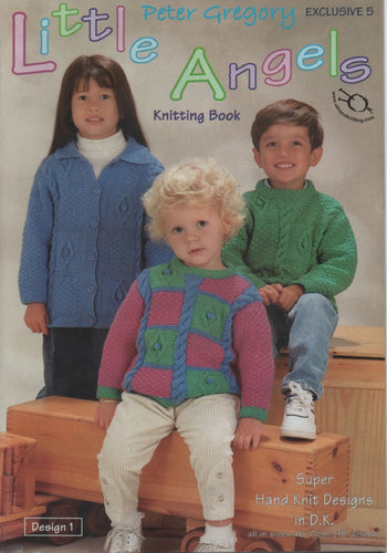 Peter Gregory Little Angels Kids Clothes Knitting Booklet EX5