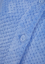 Load image into Gallery viewer, Slenderella Button Up Waffle Fleece Dressing Gown (7 Colours)