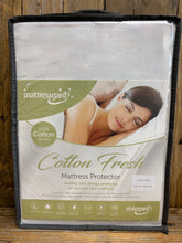 Load image into Gallery viewer, Cotton Fresh Fitted Mattress Protector (Various Sizes)