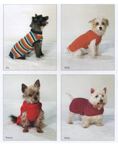 Knits & Pieces Double Knitting Pattern - Dog Knitted Coats/Jumpers (KP-07)