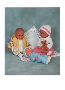 Knits & Pieces Double Knitting Pattern  KP-19 Dolls Outfits