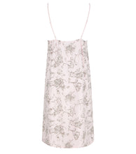 Load image into Gallery viewer, Slenderella Ladies Sketch Floral Print Jersey Chemise (Grey or Pink)