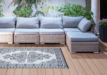 Load image into Gallery viewer, Garden Outdoor Rug Persian Style Reversible &amp; Waterproof (120cm x 180cm)