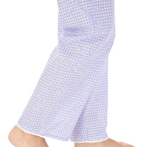 Load image into Gallery viewer, Slenderella Ladies Gingham & Flower Cotton Pyjamas (2 Colours)