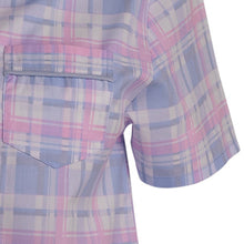 Load image into Gallery viewer, Slenderella Ladies Tartan Pyjamas - Button Top & Trouser Bottoms (Blue or Pink)