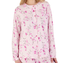 Load image into Gallery viewer, Slenderella Ladies Classic Floral Jersey Pyjamas Set (3 Colours)