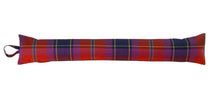 Load image into Gallery viewer, Bright Red & Purple Check Fabric Draught Excluder (4 Sizes)