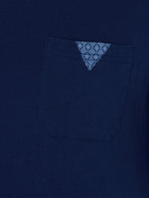 Load image into Gallery viewer, Walker Reid Mens Pyjamas Jersey Top &amp; Diamond Pattern Bottoms (Blue or Navy)