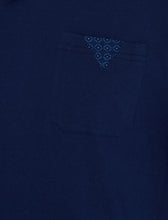 Load image into Gallery viewer, Walker Reid Mens Pyjamas Jersey Top &amp; Diamond Pattern Bottoms (Blue or Navy)