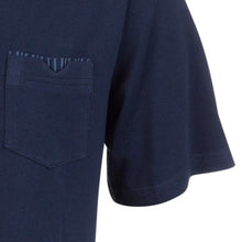 Load image into Gallery viewer, Walker Reid Mens Plain Top & Striped Bottoms Pyjamas Set (Blue or Grey)