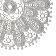 Load image into Gallery viewer, Pack of 6 Floral Lace Round Doilies (3 Colours)