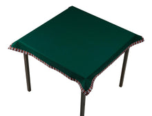 Load image into Gallery viewer, Bridge / Poker Card Baize Table Cloth - 36" Square (4 Suits Ribbon Designs)
