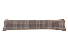 Load image into Gallery viewer, Balmoral Check Chenille Door Draught Excluder (4 Colours)