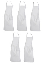 Load image into Gallery viewer, Professional 100% Cotton Bib Apron - No Pocket (Various Colours)