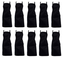 Load image into Gallery viewer, Professional 100% Cotton Bib Apron - No Pocket (Various Colours)