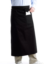 Load image into Gallery viewer, Professional Half Apron with Split Pocket - 28" x 36" (Black)