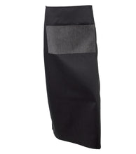 Load image into Gallery viewer, Pack of 5 Black Polycotton Waist Aprons with Denim Pocket (3 Lengths)