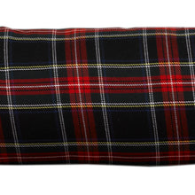 Load image into Gallery viewer, Black Stewart Tartan Check Cotton Draught Excluder (4 Sizes)