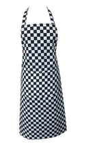 Load image into Gallery viewer, Checked Butchers Full Bib Apron with Curved Pocket (2 Colours)