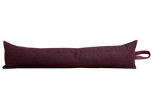 Load image into Gallery viewer, Purple & Red Check Wool Draught Excluder (2 Sizes)