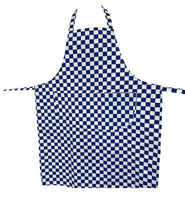 Load image into Gallery viewer, Checked Butchers Full Bib Apron with Curved Pocket (2 Colours)