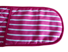 Load image into Gallery viewer, Butchers Stripe Printed Cotton Bib Apron or Double Oven Glove (5 Colours)