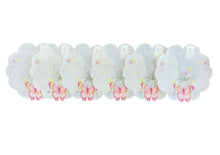 Load image into Gallery viewer, Pack of 6 Embroidered Butterfly Scalloped Edge Doilies (2 Sizes)